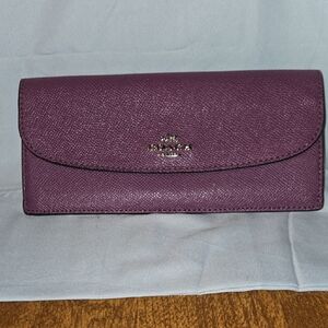 Coach Dark Purple Women's Wallet